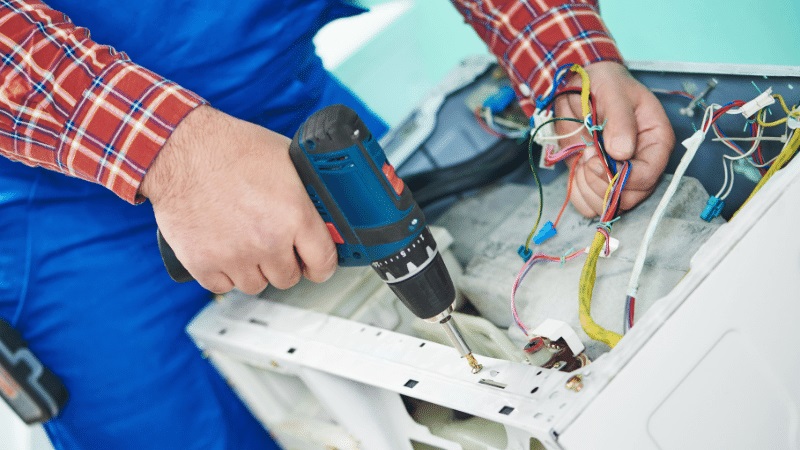 Güzelbahçe Samsung Samsung çamaşır makinesi kart tamiri – Su almama arızası orijinal parça ile giderildi. - Teknik servis örneği